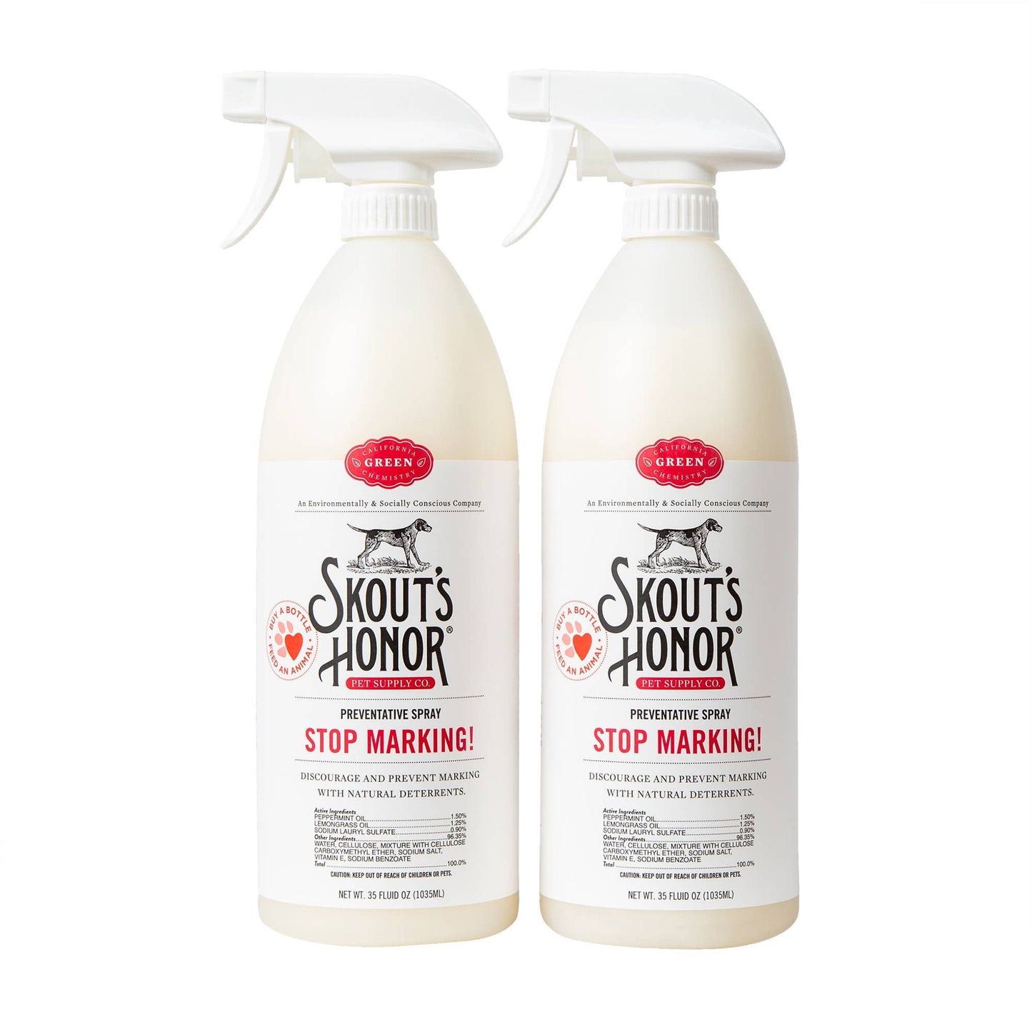 Skout's Honor Stop Marking! Preventative Spray 35oz - Happy Hounds Pet Supply