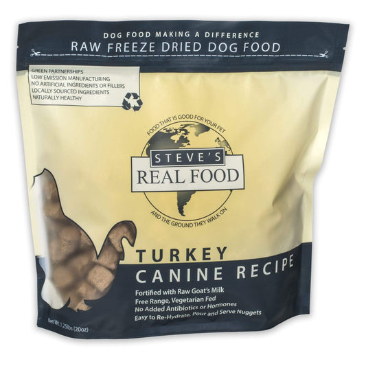 Steve's Real Food Freeze Dried Nuggets Turkey 1.25lb