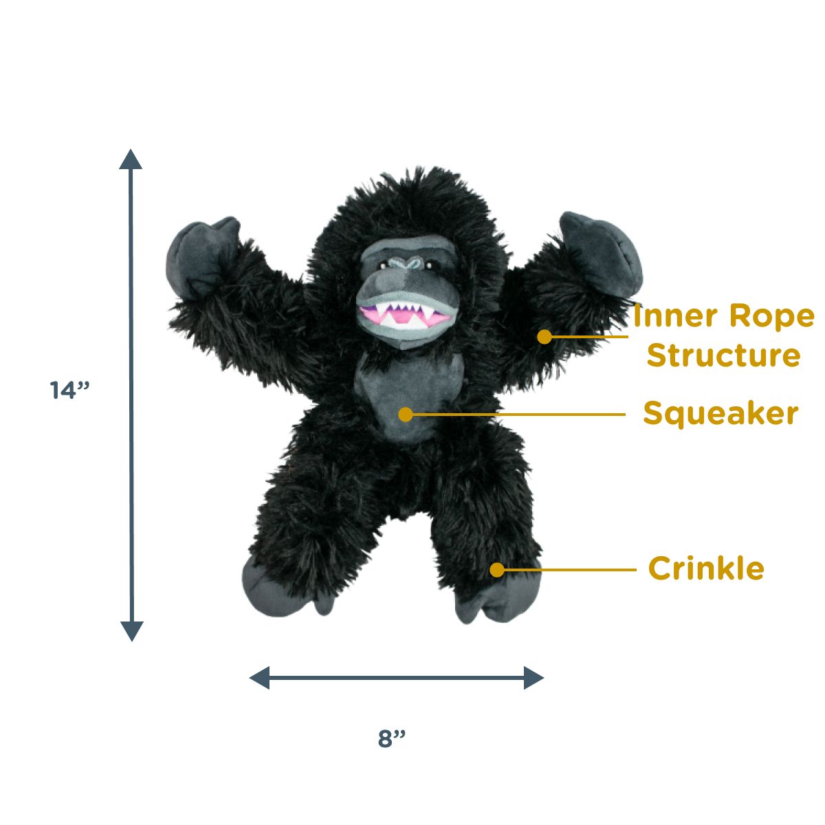 Tall Tails Rope Body Dog Toys - Happy Hounds Pet Supply