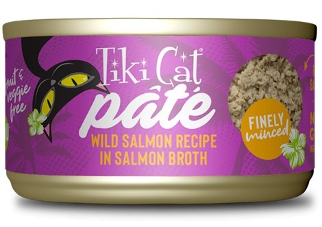 Tiki Cat Luau Pate Canned Cat Food Wild Salmon 5.5oz