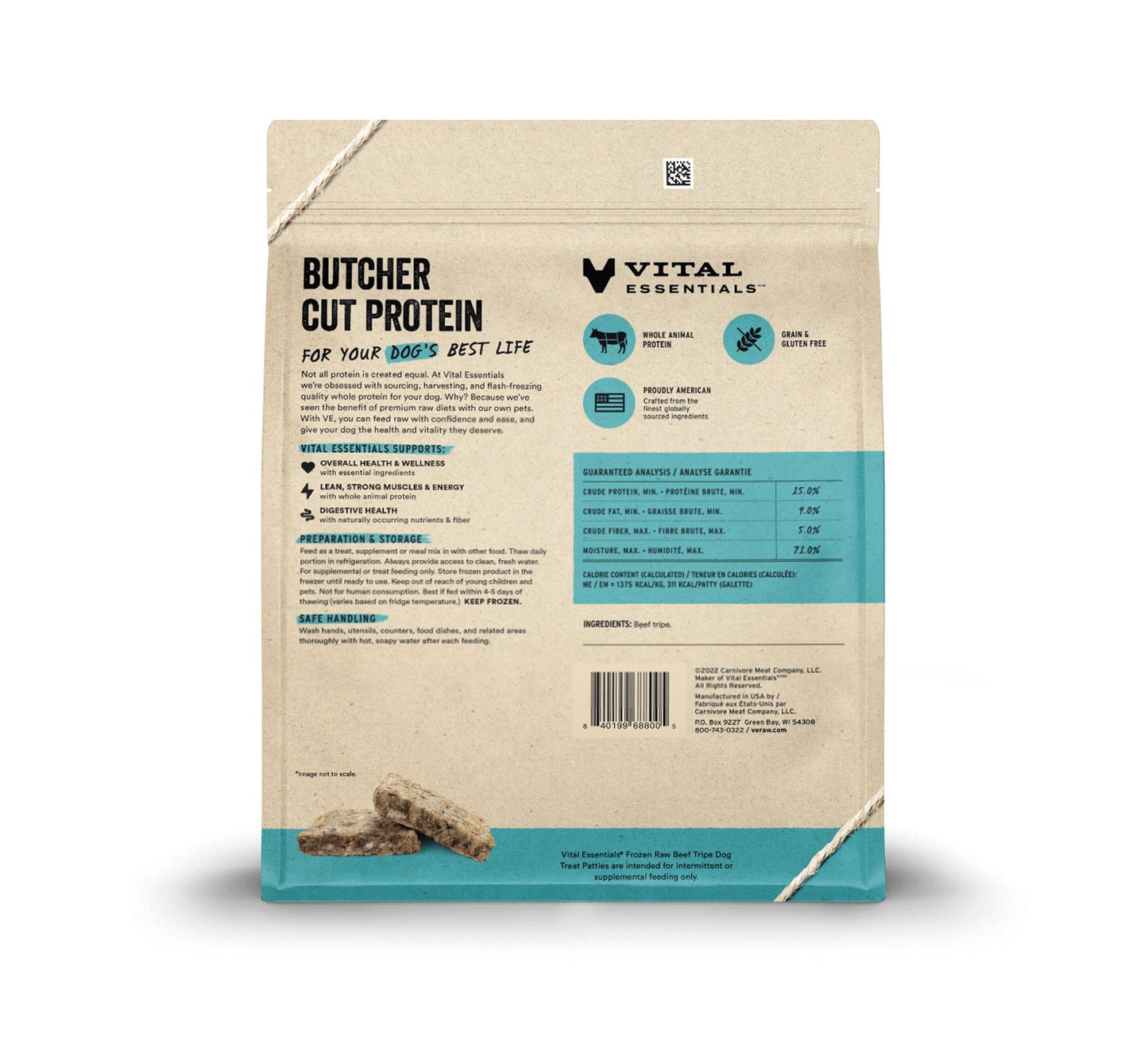 Vital Essentials Raw Frozen Prey Diet Dog Food