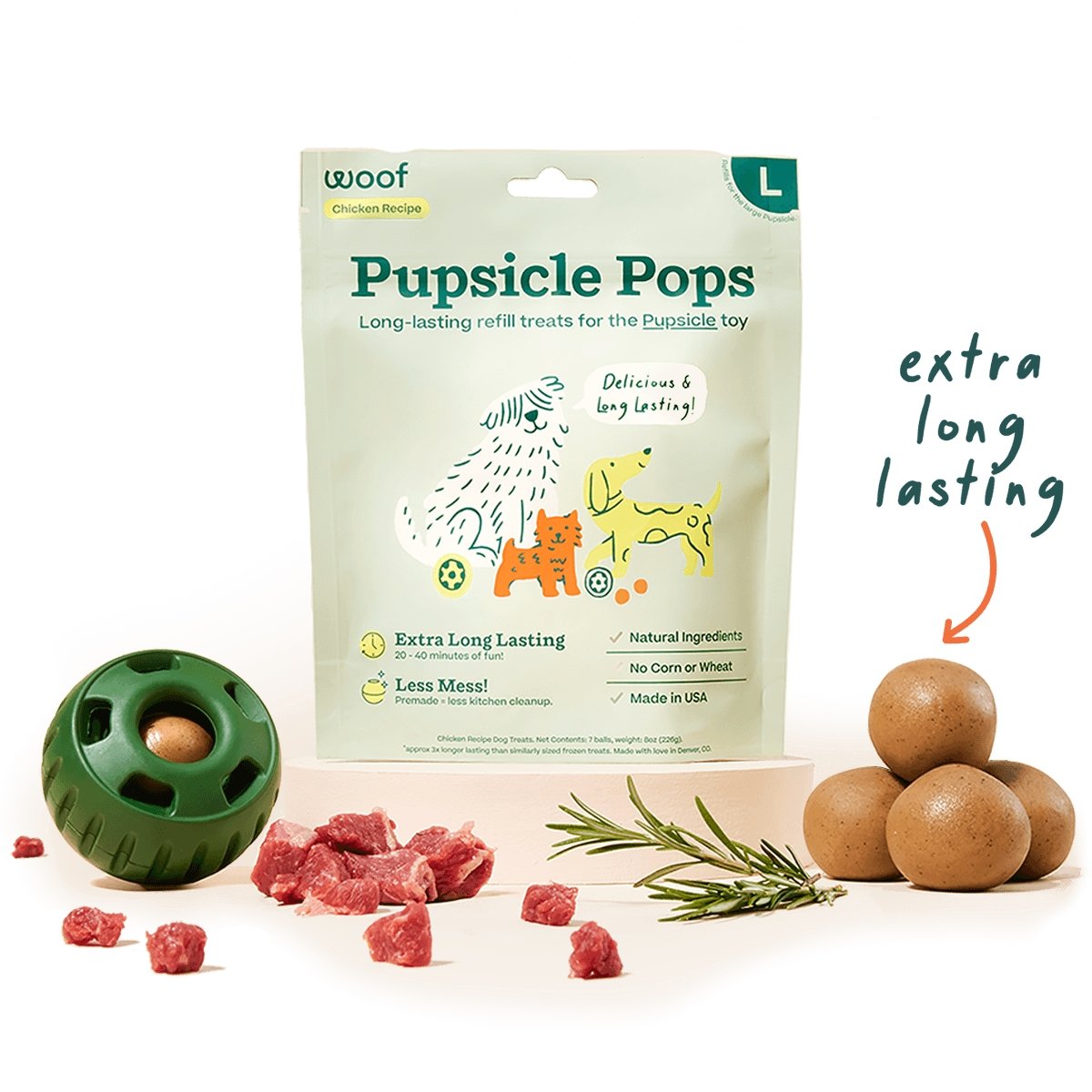 Woof Pupsicle Pops Calming