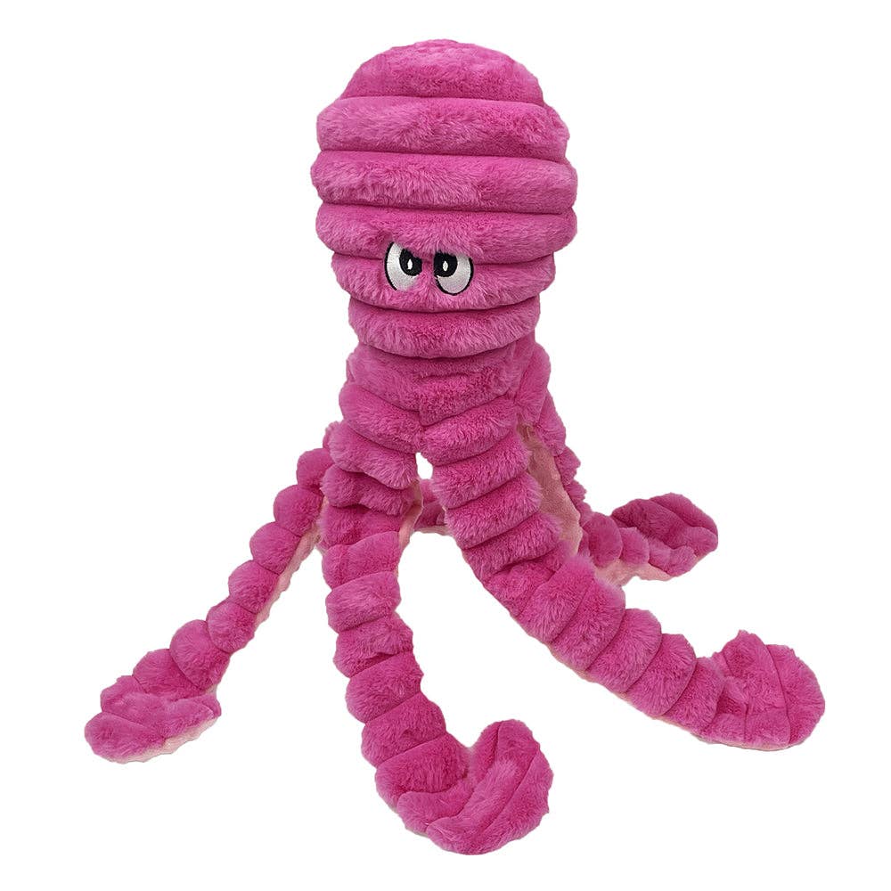 26" King Octopus - Pink - Happy Hounds Pet Supply