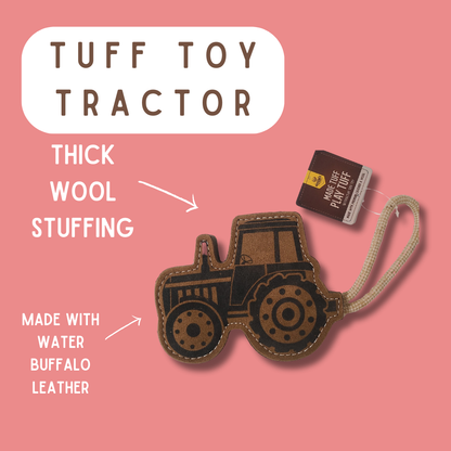 TUFF TOYS - Leather Dog Toys