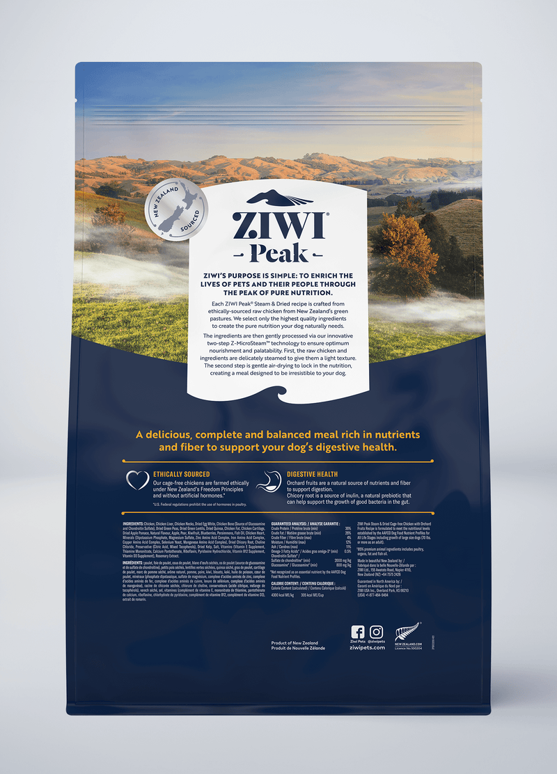 Ziwi Peak Steam & Dried Dog Food (Grain Free)