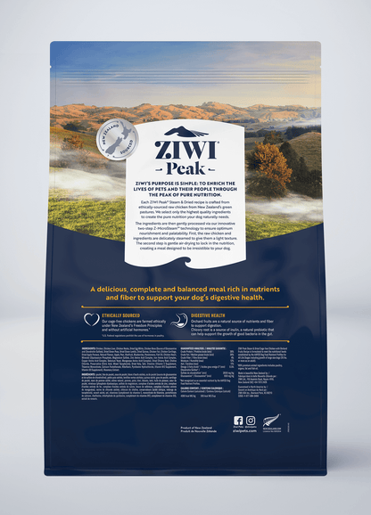 Ziwi Peak Steam & Dried Dog Food (Grain Free)