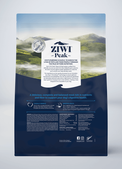 Ziwi Peak Steam & Dried Dog Food (Grain Free)
