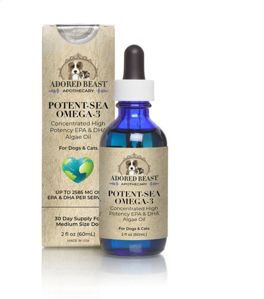 Adored Beast Potent Sea Omega-3 EPA & DHA for dogs and cats - Happy Hounds Pet Supply