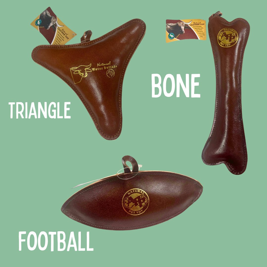 Advance Pet Products - Natural Leather Toys - Happy Hounds Pet Supply