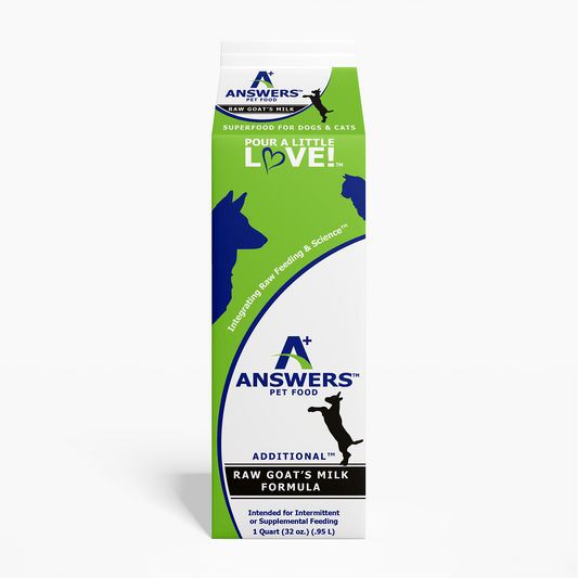 Answers Fermented Raw Goat Milk - Happy Hounds Pet Supply