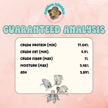 Baby Octopus - Freeze Dried Treats for Dogs & Cat - Happy Hounds Pet Supply