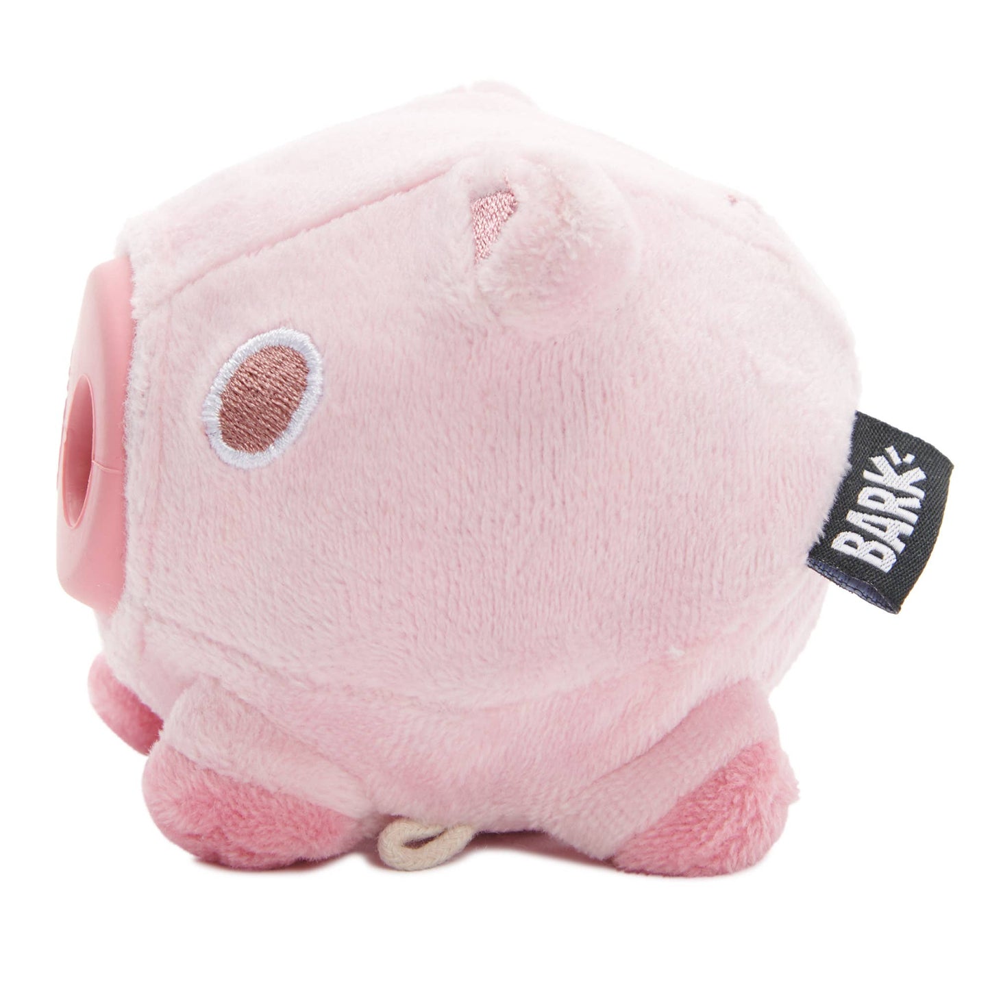 BARK Hambone Pig Hog Rubber Super Chewer Dog Toy Pink Medium - Happy Hounds Pet Supply