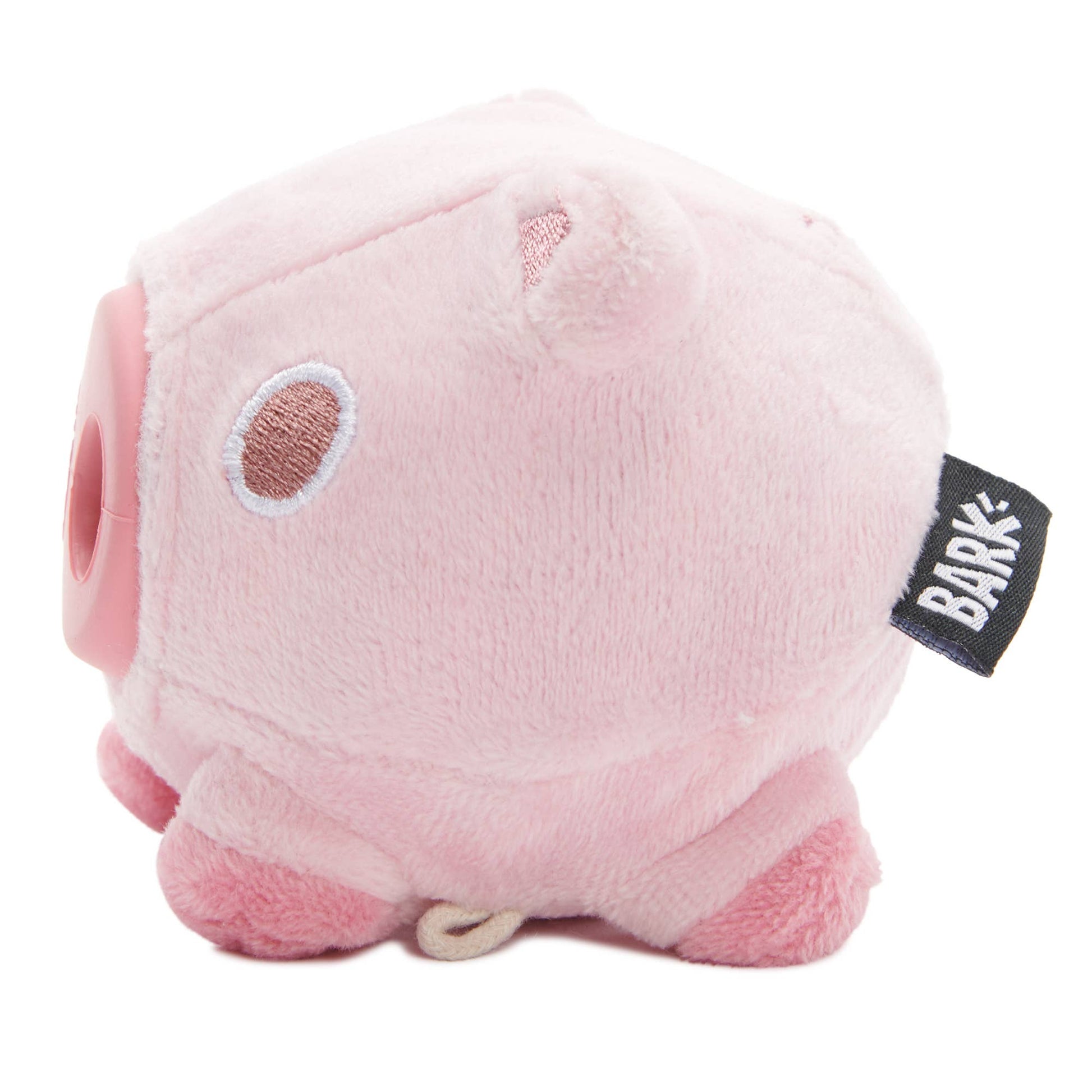 BARK Hambone Pig Hog Rubber Super Chewer Dog Toy Pink Medium - Happy Hounds Pet Supply