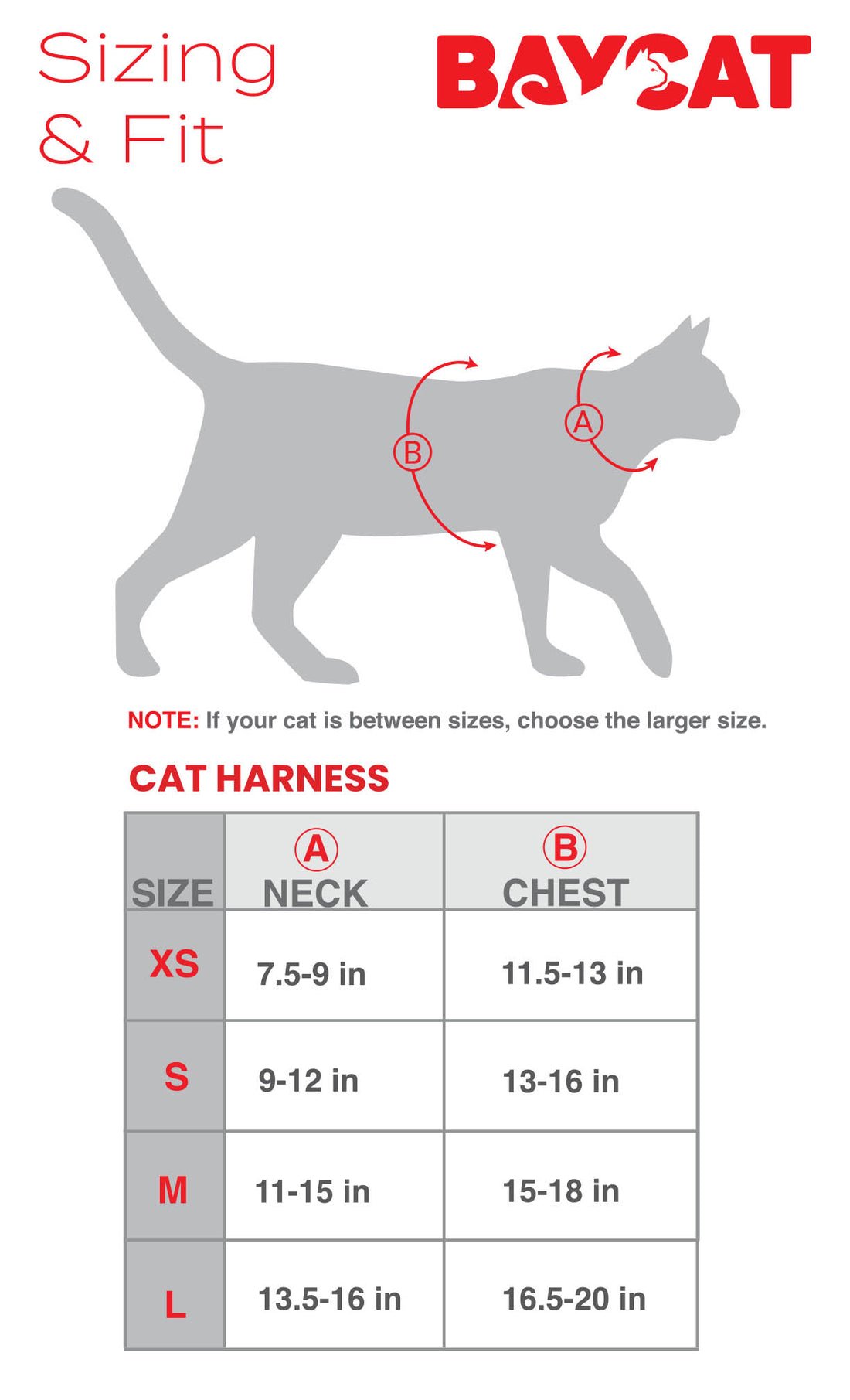BAYCAT Cat Harness & Leash - Happy Hounds Pet Supply