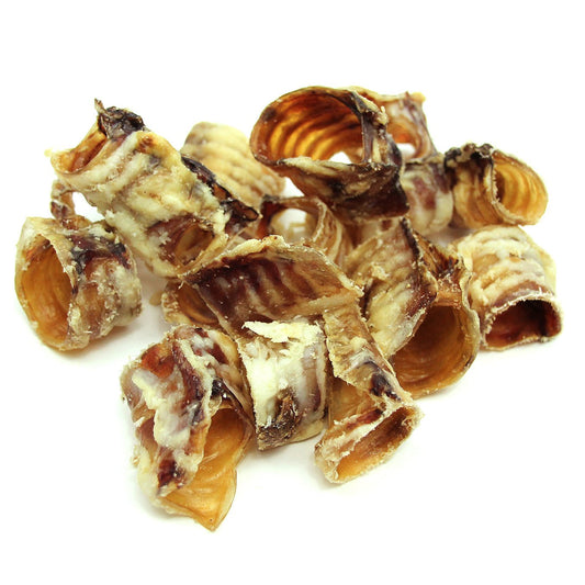 Beef Trachea Bites 8oz - Happy Hounds Pet Supply