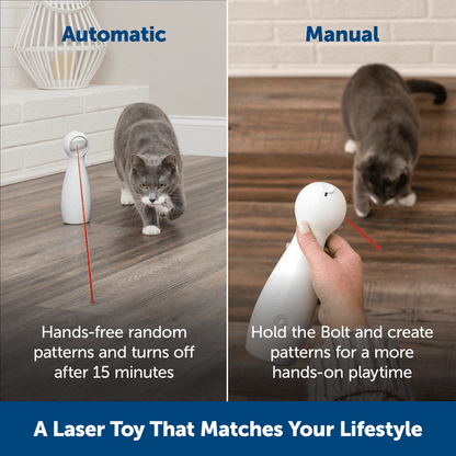 Bolt Automatic Laser Light Cat Toy - Happy Hounds Pet Supply