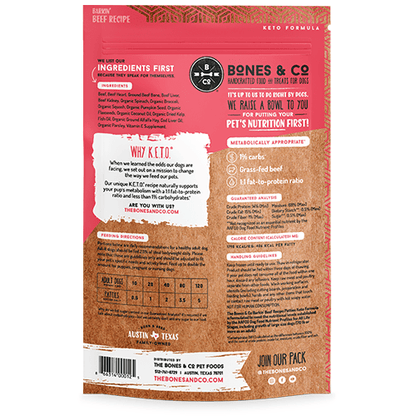 Bones & Co Frozen Raw Dog Food - Happy Hounds Pet Supply