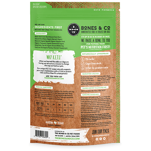 Bones & Co Frozen Raw Dog Food - Happy Hounds Pet Supply