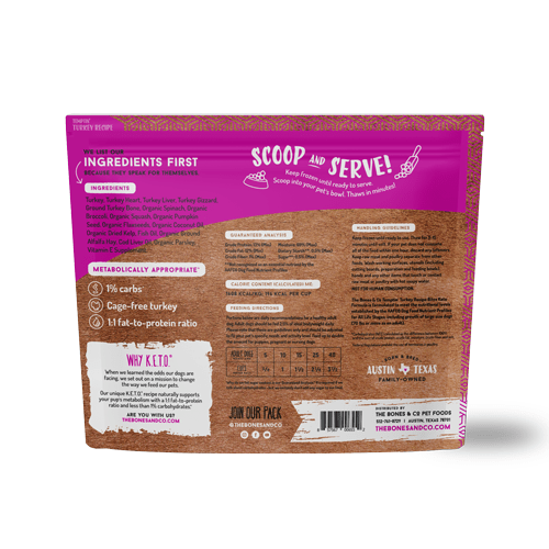 Bones & Co Frozen Raw Dog Food - Happy Hounds Pet Supply