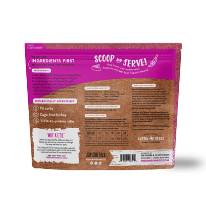 Bones & Co Frozen Raw Dog Food - Happy Hounds Pet Supply