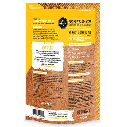 Bones & Co Frozen Raw Dog Food - Happy Hounds Pet Supply