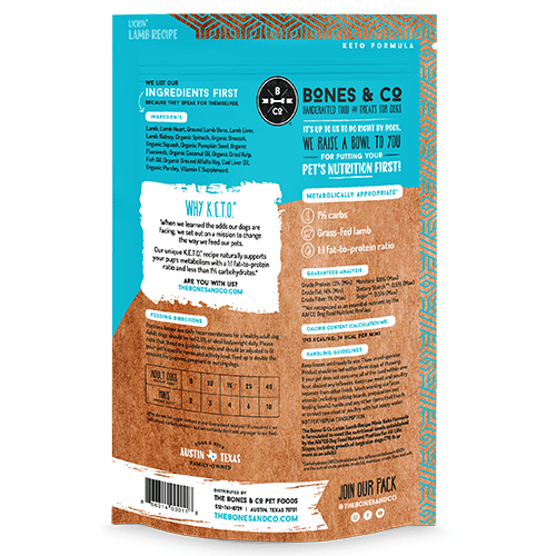 Bones & Co Frozen Raw Dog Food - Happy Hounds Pet Supply
