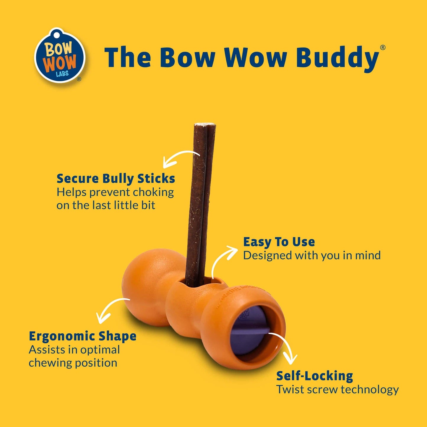 Bow Wow Buddy® Bully Stick Holder - Happy Hounds Pet Supply