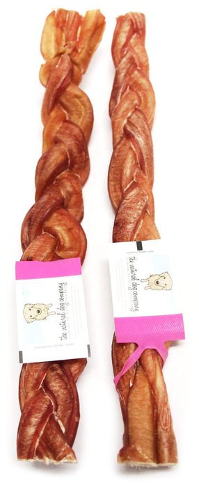 Braided Bully Sticks 12" - Happy Hounds Pet Supply