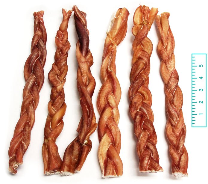 Braided Bully Sticks 12" - Happy Hounds Pet Supply