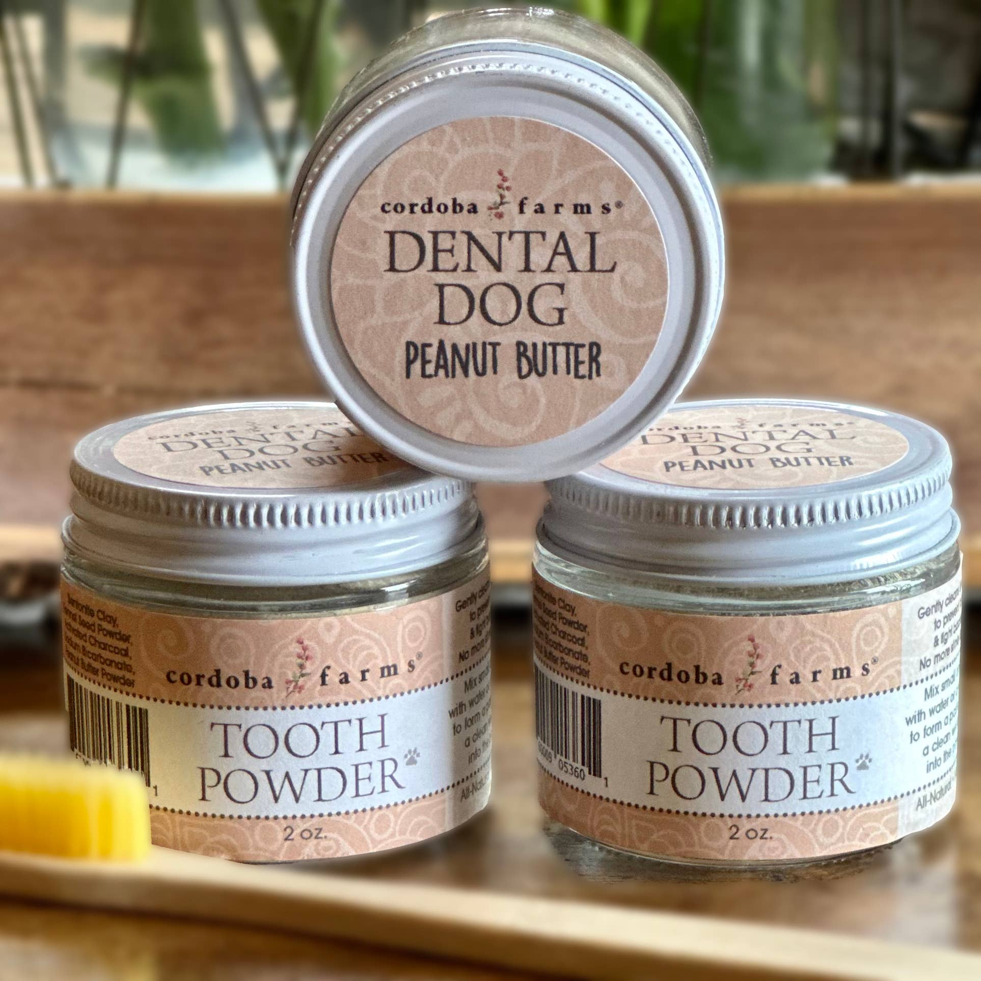 DENTAL DOG Tooth Powder with Peanut Butter - Happy Hounds Pet Supply