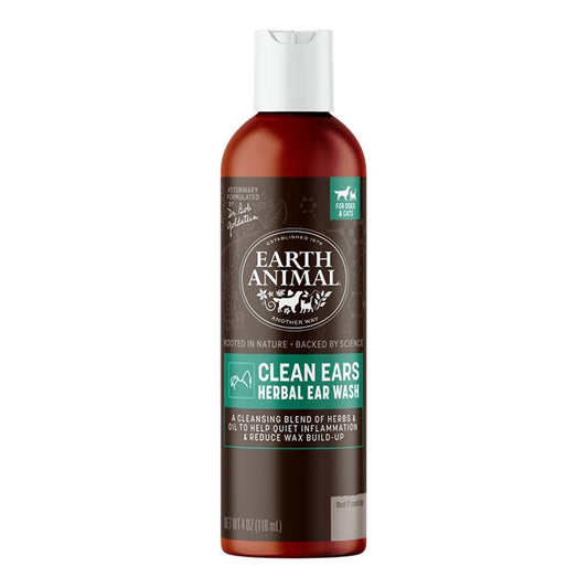 Earth Animal Clean Eye and Ear Herbal Wash Formulas - Happy Hounds Pet Supply