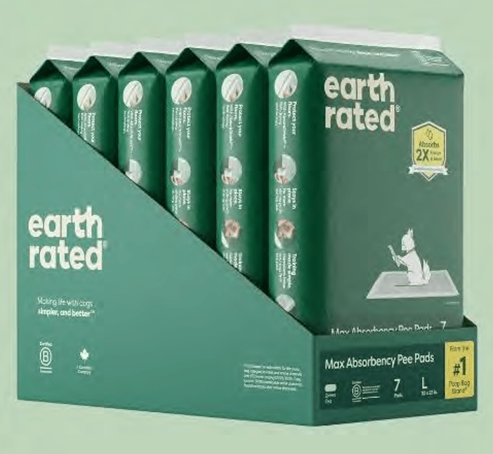 Earth Rated Max Absorbency Pee Pads - Happy Hounds Pet Supply