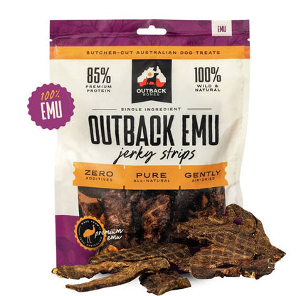 Emu Jerky Strips - Happy Hounds Pet Supply