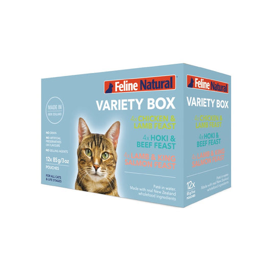 Feline Naturals Variety Pack Pouches - Happy Hounds Pet Supply