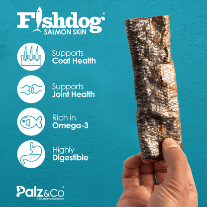 Fishdog Salmon Skin - 2.5 oz (70g) - Happy Hounds Pet Supply