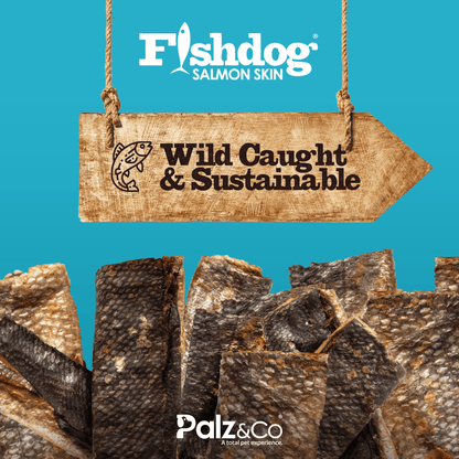 Fishdog Salmon Skin - 2.5 oz (70g) - Happy Hounds Pet Supply