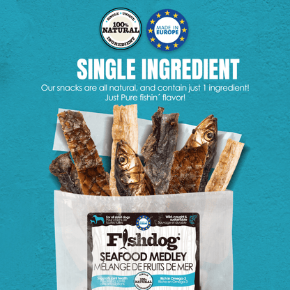 Fishdog Seafood Medley - 2.5 oz (70g) - Happy Hounds Pet Supply
