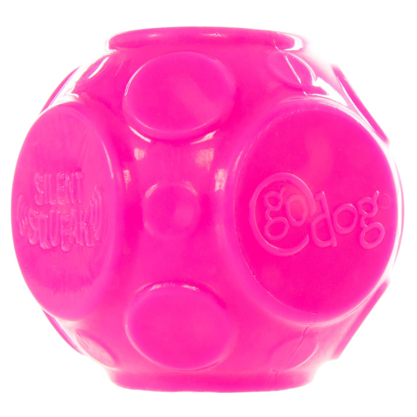 GoDog Silent Squeaker Ball Dog Toy 2pk - Happy Hounds Pet Supply