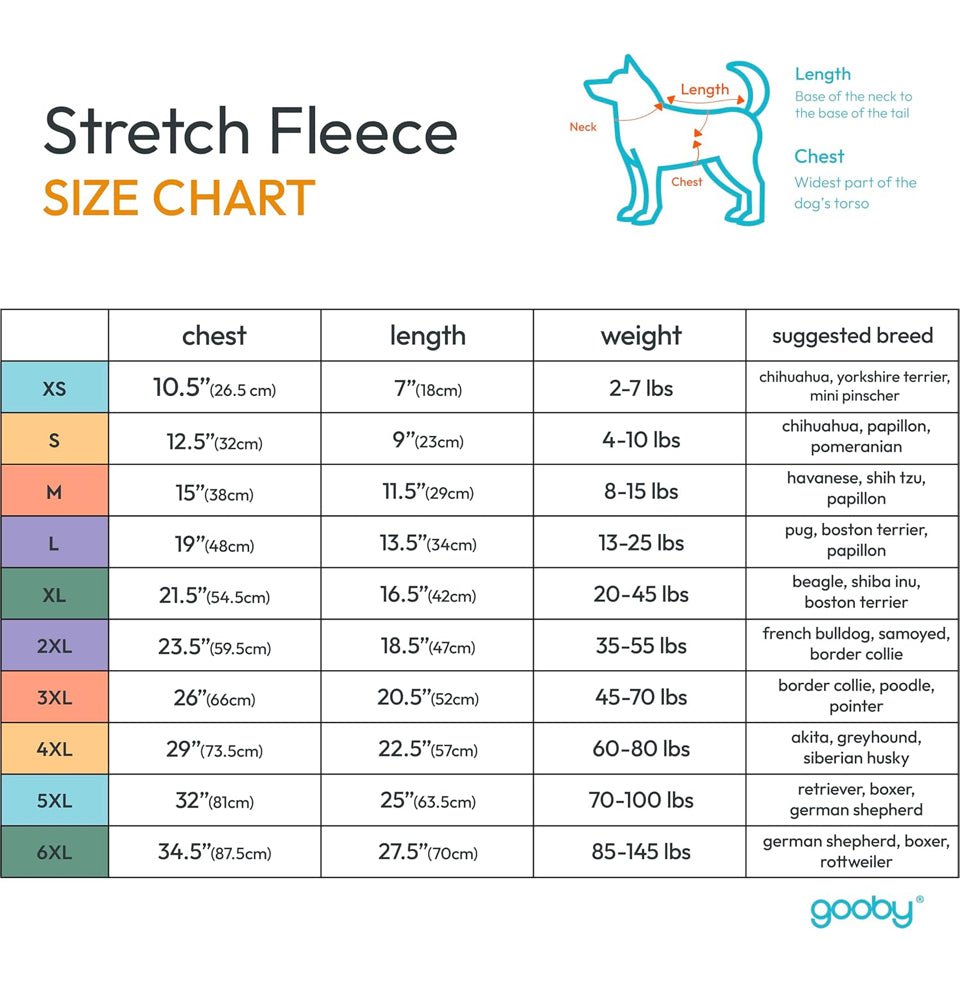 Gooby Stretch Fleece Vest - Happy Hounds Pet Supply