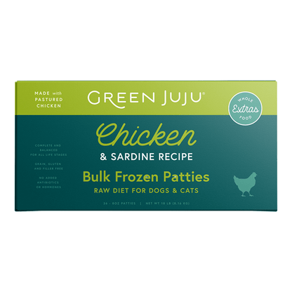 Green Juju Frozen Raw Food EXTRAS - Happy Hounds Pet Supply