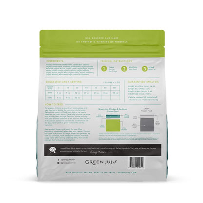 Green Juju Frozen Raw Food EXTRAS - Happy Hounds Pet Supply