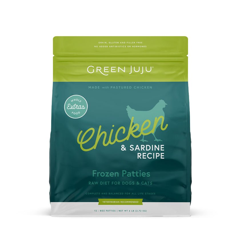 Green Juju Frozen Raw Food EXTRAS - Happy Hounds Pet Supply