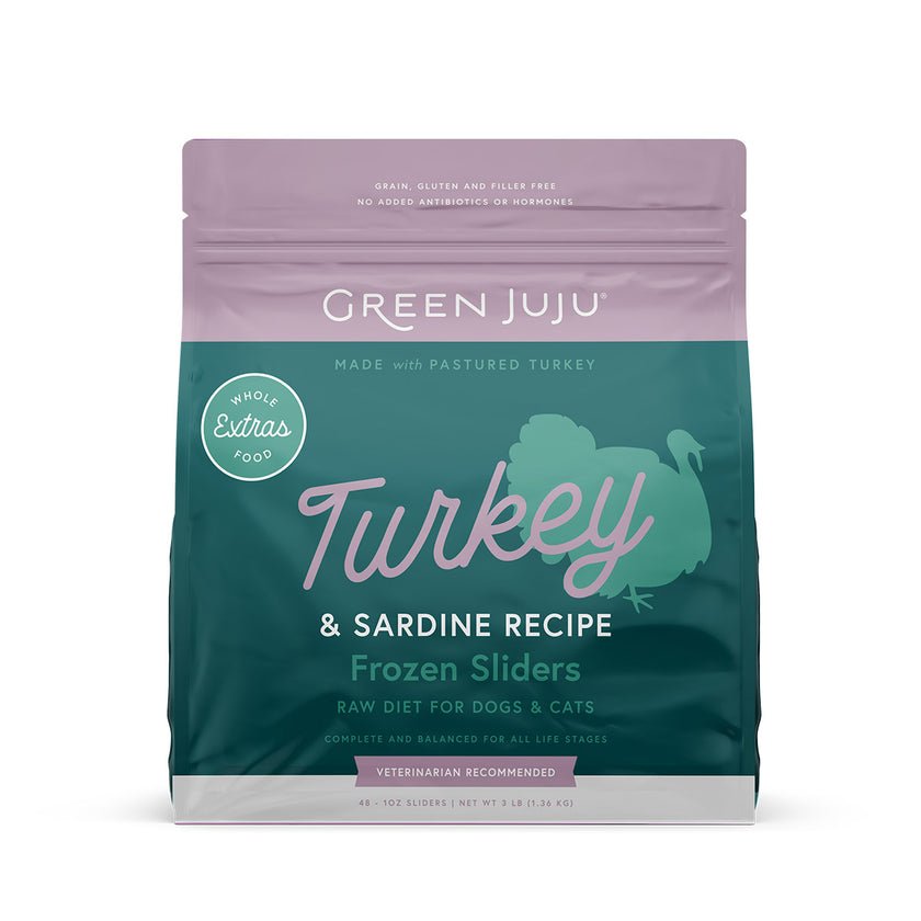 Green Juju Frozen Raw Food EXTRAS - Happy Hounds Pet Supply