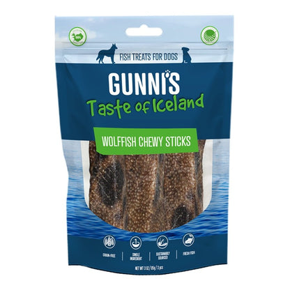 Gunni's Chewy Wolf Fish Skin Shorties 3 pack - Happy Hounds Pet Supply