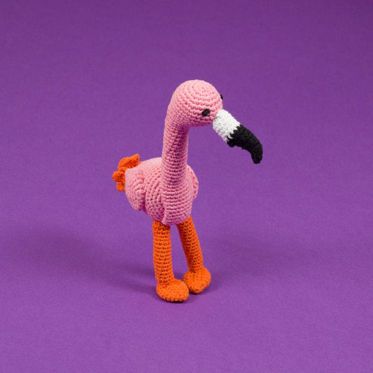 Hand Crochet Flamingo - Happy Hounds Pet Supply