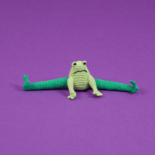 Hand Crochet Frog - Happy Hounds Pet Supply