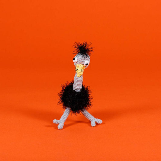 Hand Crochet Ostrich - Happy Hounds Pet Supply