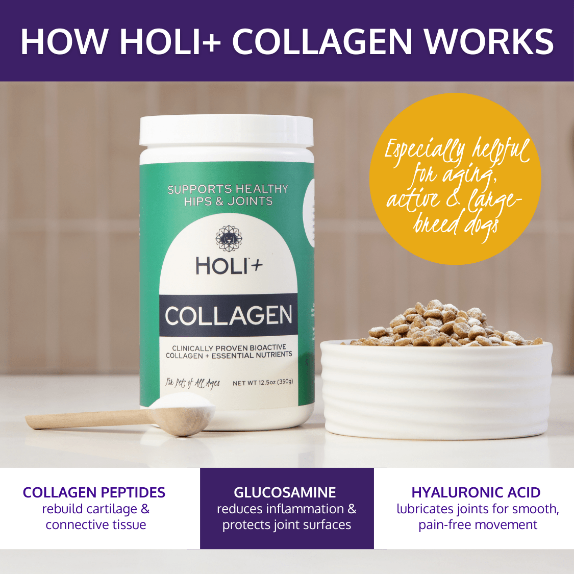 HOLI Collagen Powder for Dogs - Happy Hounds Pet Supply