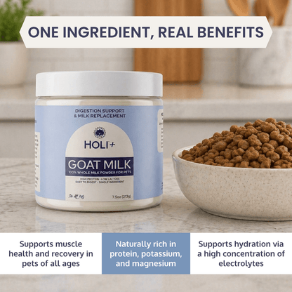 Holi Powdered Goat Milk for Dogs & Cats - Happy Hounds Pet Supply