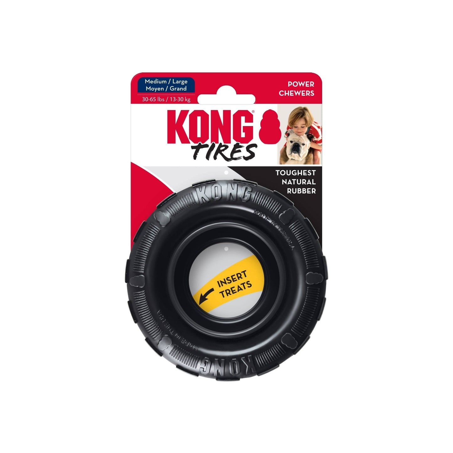 Kong Extreme Tires Dog Chew Toy Medium/Large - Happy Hounds Pet Supply